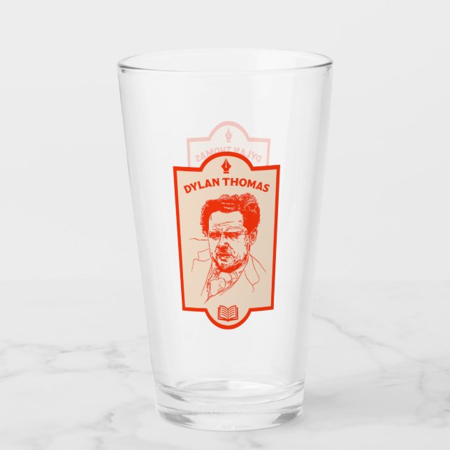 Copo De Pint Dylan Thomas Welsh Poet (Frente)