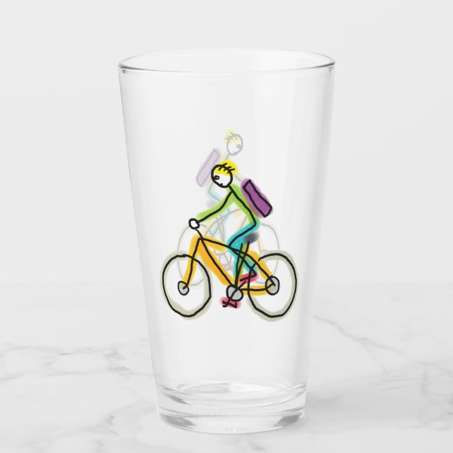 Copo De Pint E-Bike Stickman (Frente)