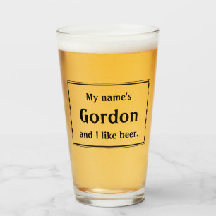 Copo De Pint "E Eu Gosto De Cerveja" Personalizada
