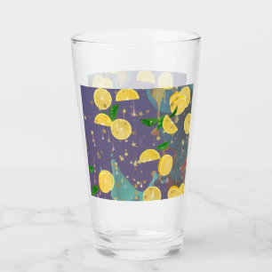 Copo De Pint É laranjas caindo