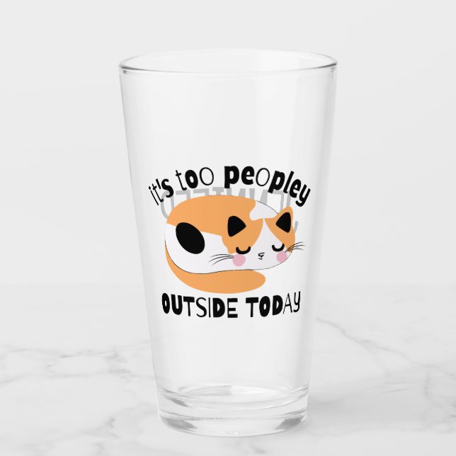 Copo De Pint É muita gente lá fora hoje (Frente)