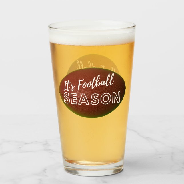 Copo De Pint É o campeão de cerveja de futebol (Traseira (Preenchido))