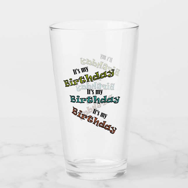 Copo De Pint É o meu aniversário (Frente)