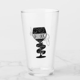 Copo De Pint É Relógio de Vinho