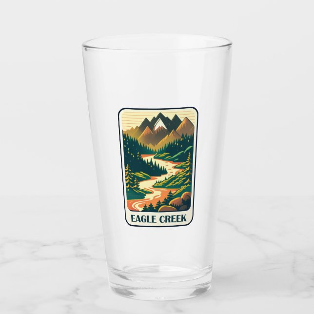Copo De Pint Eagle Creek Oregon Colors (Frente)