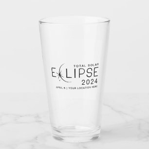 Copo De Pint Eclipse Solar 2024 Localização Personalizada Comem