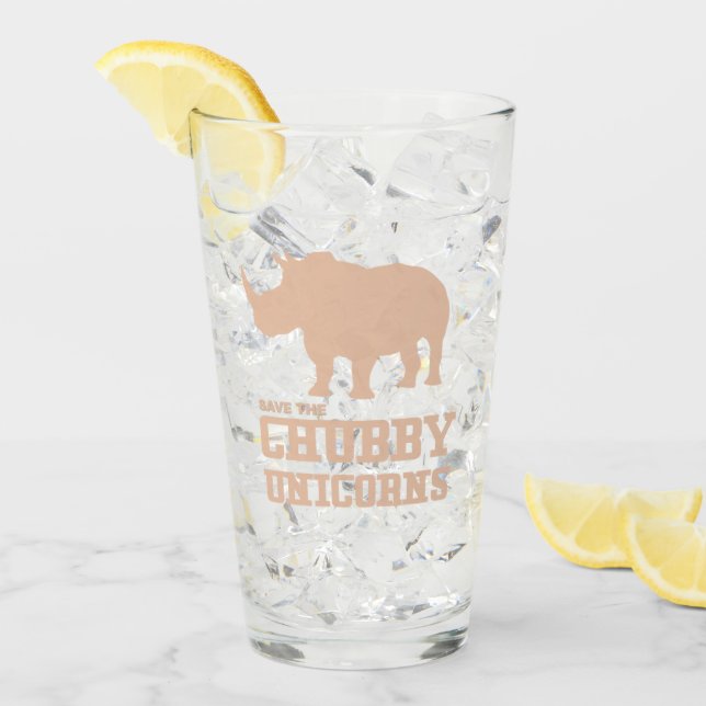 Copo De Pint Economias engraçadas o aniversário carnudo do rosa (Gelo frontal)