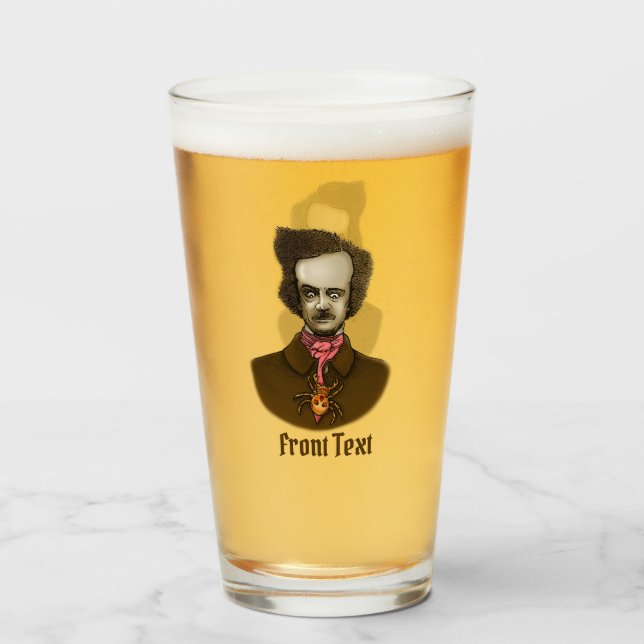 Copo De Pint Edgar com Inseto Dourado (Frente (Preenchido))