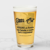 Editor Cat by RoseWrite Glass Cup