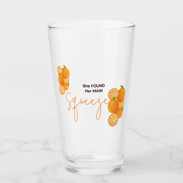 Copo De Pint Ela Encontrou Seu Aperto Chá de Noiva (Frente)