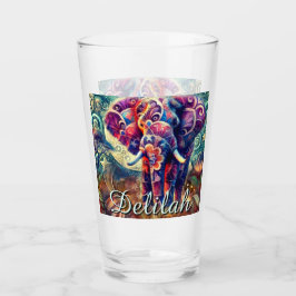 Copo De Pint Elefante Whimsso - Estrelas Noturnas Lua Personali