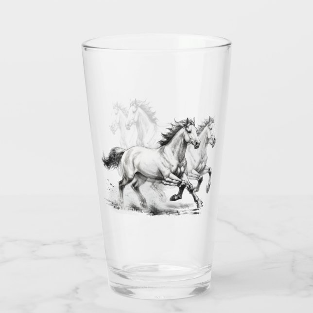 Copo De Pint Elegância Equina (Verso)