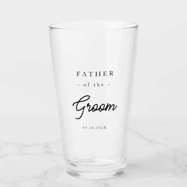 Copo De Pint Elegant Father of the Groom (Frente)