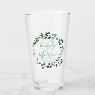 Copo De Pint Elegante Eucalyptus Ampersand Monograma Minimalism