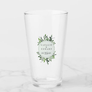 Copo De Pint elegante geométrica verde-claro