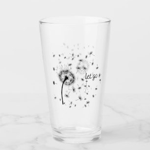Copo De Pint Elegante Moderno Solte o Dente-de-Leão Minimalista