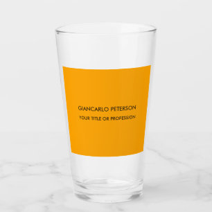 Copo De Pint Elegante Orange Yellow Minimalist Professional