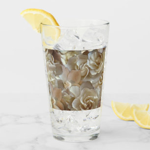 Copo De Pint Elegante Rosa Floral Padrão Petal