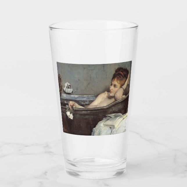 Copo De Pint Elegante Woman in the Bath (por Alfred Stevens) (Frente)