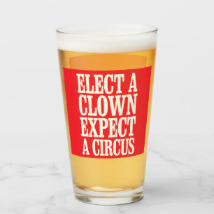 Copo De Pint Eleja um Palhaço Espere um Circo Anti Trump Políti