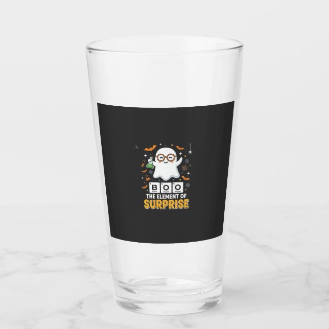 Copo De Pint Elemento de Surpresa de Fantasma no Design de Hall (Frente)