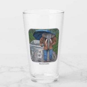 Copo De Pint Elephant Man Walking Dogs Fantasy Art Cup