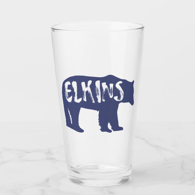 Copo De Pint Elkins West Virginia Bear (Frente)