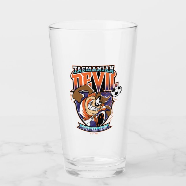 Copo De Pint Emblema do Clube de Futebol Tasmanian Devil (Frente)