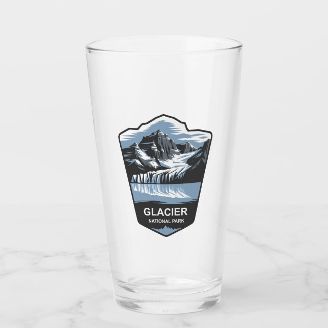 Copo De Pint Emblema do Parque Nacional Glacier (Frente)