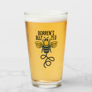 Copo De Pint "Embriagado" com Bee Caneca de Cerveja Personalizá