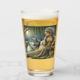 Copo De Pint Encantamento Luar na Floresta Mística