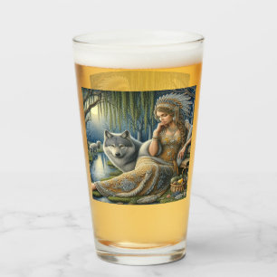 Copo De Pint Encantamento Luar na Floresta Mística