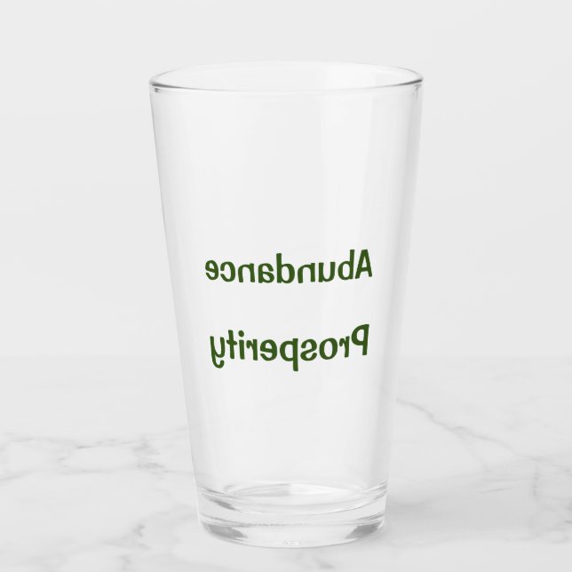 Copo De Pint Energia de HADO - abundância e prosperidade - Dr. (Frente)