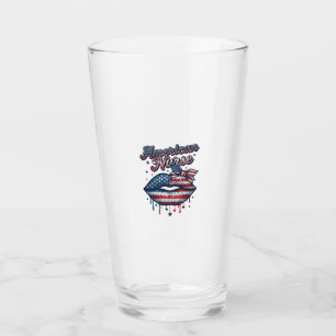 Copo De Pint Enfermeira Americana Desenho de Camiseta Vetorial 