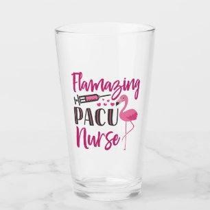 Copo De Pint Enfermeira Flamingo Enfermeira Semana de Apreciaçã