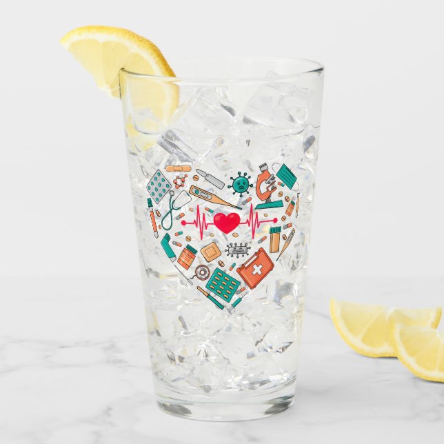 Copo De Pint Enfermeiro Enfermeiro (Gelo frontal)