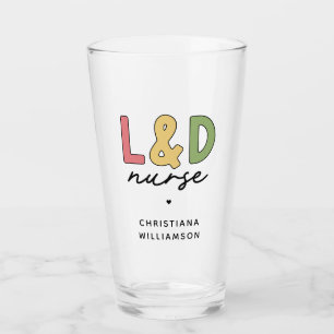 Copo De Pint Enfermeiro L e D Personalizado Enfermeiro de mão