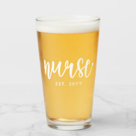 Copo De Pint Enfermeiro Personalizado Enfermeiro Est Typografia