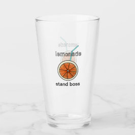 Copo De Pint Engraçada Limonada Engraçada Stand Boss Yellow