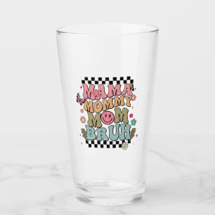 Copo De Pint Engraçada Mamãe Flores no Dia da Mãe Bonita Mãe