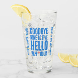 Copo De Pint Engraçado adeus 9 a 5 Alô Feliz Aposentadoria de H