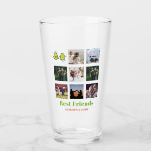 Copo De Pint Engraçado BFF PHOTO COLLAGE Dif Personalizado AVO