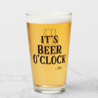 Engraçado É Hora da Cerveja Citação Tipografia Cer