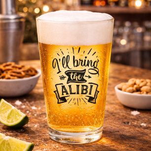 Copo De Pint Engraçado Irei Trazer As Más Decisões