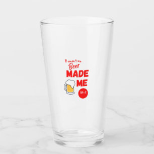 Copo De Pint Engraçado, não fui eu, Beer glass