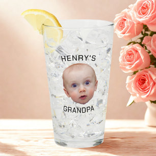 Copo De Pint Engraçado, Personalizado Rosto De Bebê