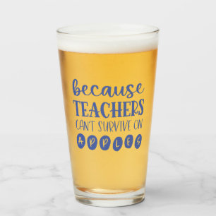 Copo De Pint Engraçado Professor Personalizado Presente Sobrevi
