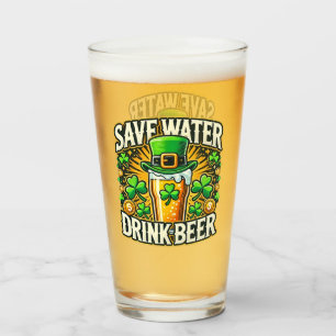 Copo De Pint Engraçado salvar Ruas de cerveja d'água, dia de Pa