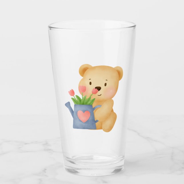 Copo De Pint época do jardim de urso (Frente)
