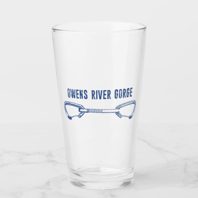 Copo De Pint Equipamento rápido de escalada em Owens River Gorg (Frente)